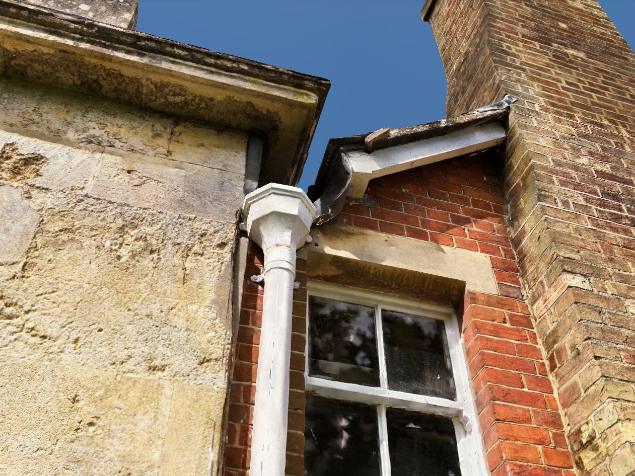 Historic house brickwork detail